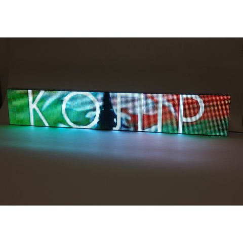 LED-екран для реклами в приміщенні (960 × 160 мм, P5, IP20, RGB, SMD, 2000 нт) Прев'ю 1