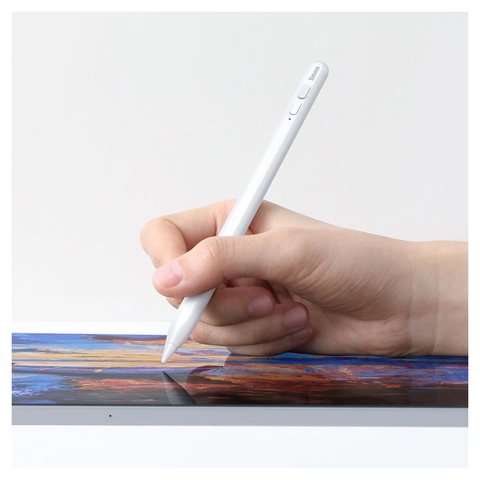 Стилус Baseus Writing Capacitive Stylus, активний, білий, #ACSXB-B02 Прев'ю 3