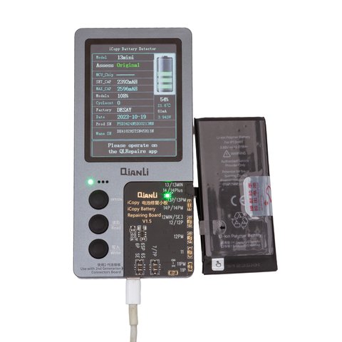 Аккумулятор JCID для Apple iPhone 13 mini, Li-Polymer, 3,88 B, 2580 мАч, повышенная ёмкость Превью 1