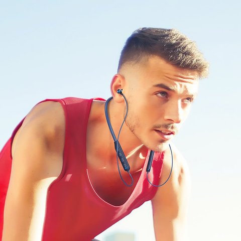 Гарнітура Hoco ES64, бездротова, сіра, з Bluetooth, на шию, #6931474784476 Прев'ю 3