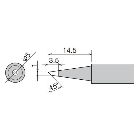 Soldering Iron Tip Goot RX-28RT-1BC Preview 2