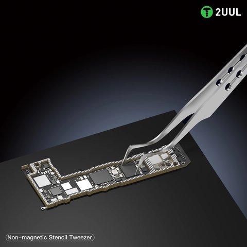Pinzas para smd 2UUL TW22, curvada, 150 mm, no magnético Vista previa  2