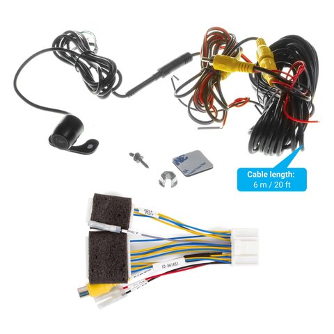 Задняя камера для Nissan Juke Micra Note Murano Titan в комплекте с кабелем 24 пина для подключения Превью 7