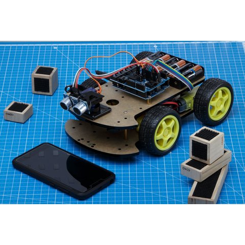 Haitronic 4WD Robot Smart Car DIY Electronic Construction Kit 