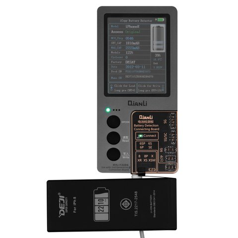 Battery Deji compatible with Apple iPhone 8, (Li-ion, 3.8 V, 2210 mAh, High Capacity, original IC) Preview 1