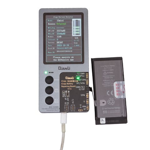 Аккумулятор JCID для Apple iPhone 12 mini, Li-Polymer, 3,85 B, 2520 мАч, повышенная ёмкость Превью 1