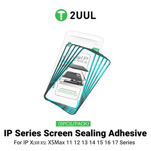 Etiqueta de pantalla 2UUL SA14PM puede usarse con Apple iPhone 14 Pro Max, 5 uds., adhesive Vista previa  1