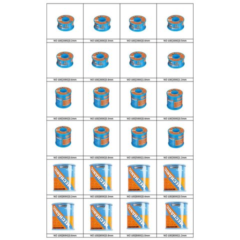 Припой Mechanic WZ-100 , Sn 63% , Pb 37%, флюс 1-3%, 1,0 мм, 200 г Превью 1