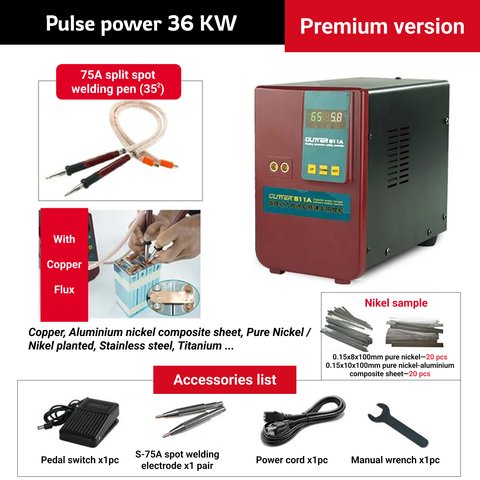 Апарат точкового зварювання Glitter 811A, 36 кВт Прев'ю 1