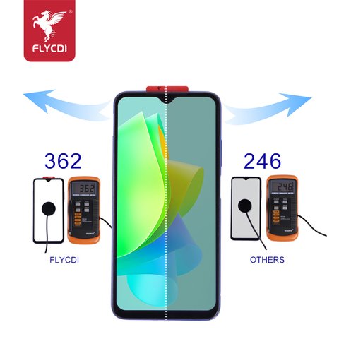 Дисплей для Xiaomi Poco M3, Redmi 9T, черный, без рамки, FLYCDI Превью 2