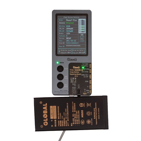 Аккумулятор Mechanic для Apple iPhone 7 Plus, Li-Polymer, 3,8 В, 3560 мАч, повышенная ёмкость, original IC Превью 1