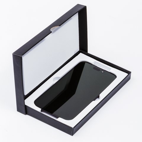 Дисплей для iPhone 14 Pro, черный, с рамкой, (OLED), GX OEM hard Превью 2