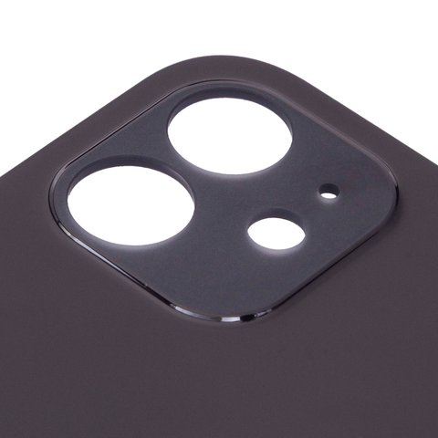 Задняя панель корпуса для iPhone 12, черная, не нужно снимать стекло камеры, Original (PRC), big hole Превью 1