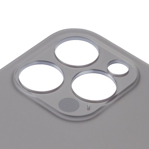 Задня панель корпуса для iPhone 12 Pro, сіра, не потрібно знімати скло камери, Original (PRC), big hole, graphite Прев'ю 1