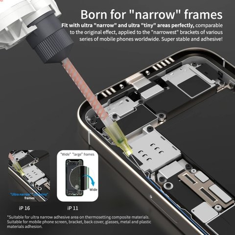 Клей JCID SP16, двухкомпонентный, для дисплейных рамок, 50 мл Превью 1