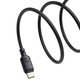 USB кабель Baseus Silky, USB тип-C, USB тип-A, 100 см, 100 Вт, чорний, силіконовий, #P10377703113-00 Прев'ю 2