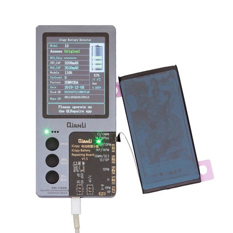 Акумулятор для iPhone 13, Li-ion, 3,84 B, 3227 мАг, без помилки, (A2655), genuine IC Прев'ю 1