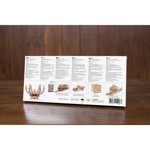 Механічний 3D-пазл UGEARS Квітка-скринька Прев'ю 7