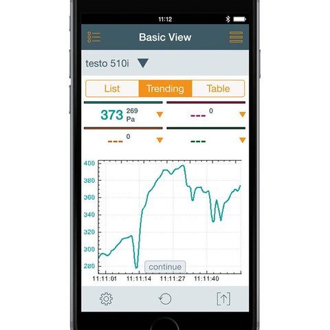 Кишеньковий дифманометр testo 510i Прев'ю 4