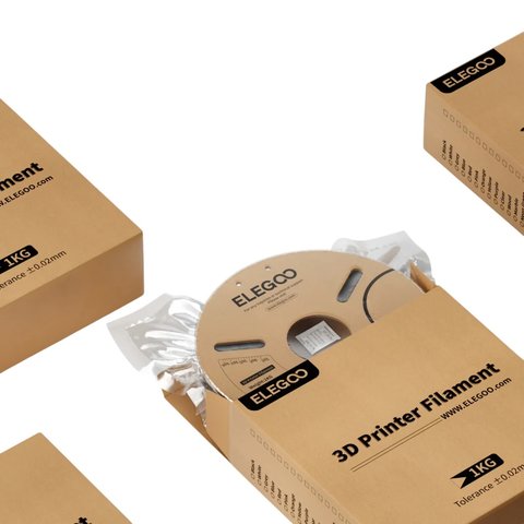 Філамент для 3D-принтера ELEGOO PLA-CF Black, 1 кг Прев'ю 6