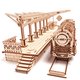 Mechanical 3D Puzzle UGEARS Railway Platform Preview 3