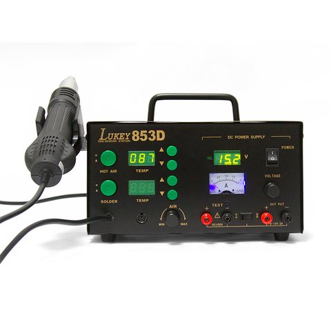 Hot Air Soldering Station Lukey 853D Preview 1